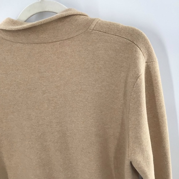 J. Crew beige knit blazer - Size Large - Picture 4 of 6